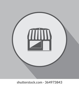 Store icon, vector illustration