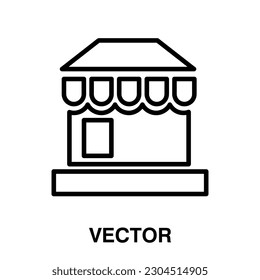 Store icon, vector illustration. vector store icon illustration isolated on white background..eps
