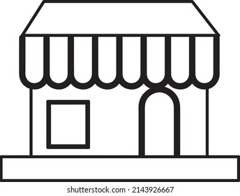 Almacenar ilustración vectorial de icono en fondo blanco..eps
