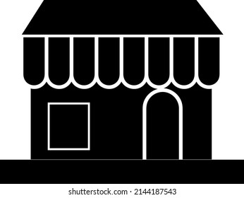 Store icon vector illustration on white background...eps

