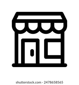 store icon. vector line icon for your website, mobile, presentation, and logo design.