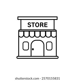Store icon Vector logo set flat