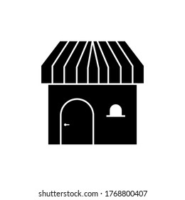 Almacenar vector de icono en fondo blanco