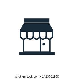 store icon vector shop symbol logo template