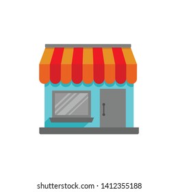 Store icon vector. shopping store symbol vector