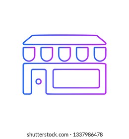 Store icon - Store vector sign vector
