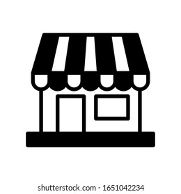 Store icon vector sign and symbol on trendy design