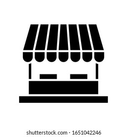 Store icon vector sign and symbol on trendy design