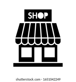Store icon vector sign and symbol on trendy design