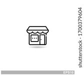 Store icon vector. Simple store sign in modern design style for web site and mobile app.vector illustration