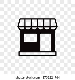 Store icon vector. Simple store sign