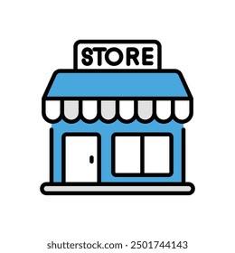 Store icon vector stock illustration