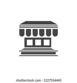 Store icon vector style flat trendy