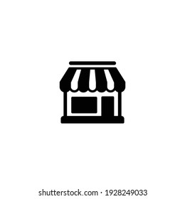 Store icon vector for web, computer and mobile app