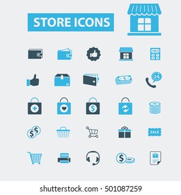 store icons

