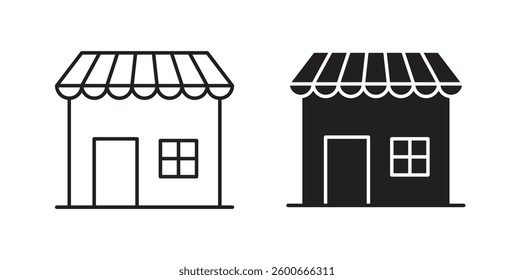 Store icons graphics set vectors