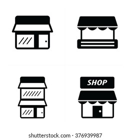 Store icons set