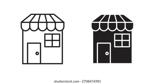 Armazene ícones para usar web design,ilustração logo.Symbol.