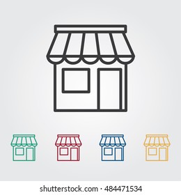 store icons vector