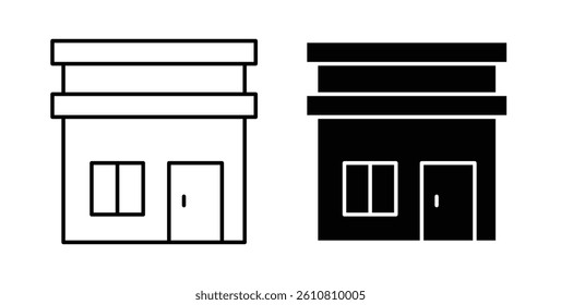 Store iconsvectors. thin line icons