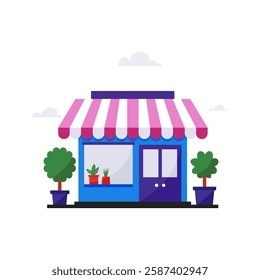 Store illustration. Super Shope illustration. Shope.