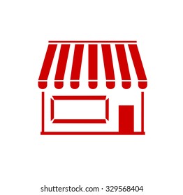 Store illustration vector on white background.