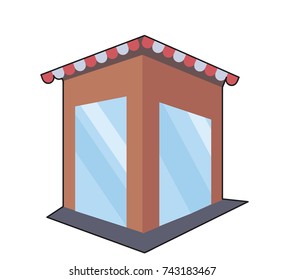 Store isolated vector illustration