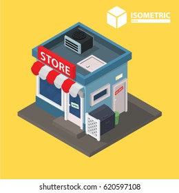 Store. Isometric