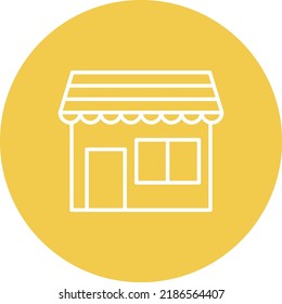 Zeilenkreis-Symbol, Vektorbild speichern. Kann auch für Web-Apps, mobile Apps und Printmedien verwendet werden.