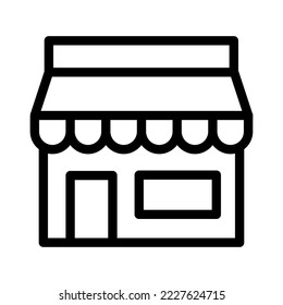 store line icon illustration vector graphic