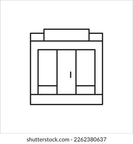 store line vector new icon