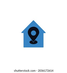 store location pin icon vector
