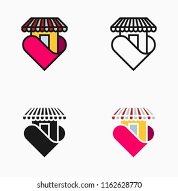 Store Lover icon, symbol or logo