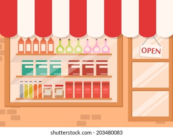 Store and Market background