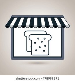 store market shop bread
