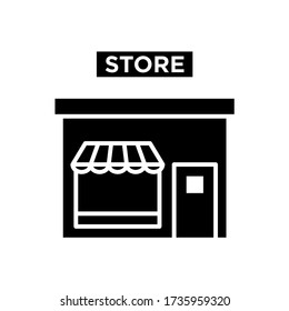 store - market shop icon vector design template