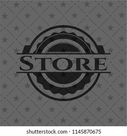 Store realistic dark emblem