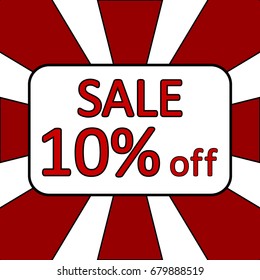 Store sale background banner design. Vector illustration.