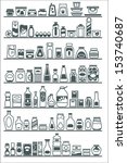 store shelves with goods