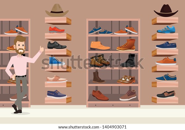 store shoes men 2d
illustration