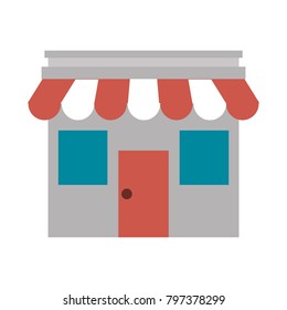 Store shop building symbol