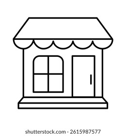 Store or shop icon. Supermarket symbol. vector illustration. Retail store icon