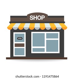 Store shop or market, Vector  illustration background