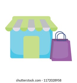 store and shopping bag