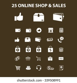 store, shopping, retail, sales  icons, signs vector concept set for infographics, mobile, website, application
