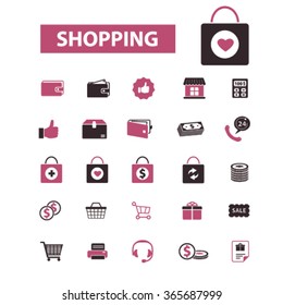 store, shopping, retail, sales  icons, signs vector concept set for infographics, mobile, website, application
