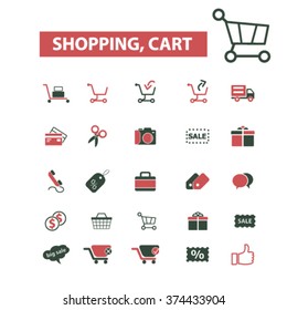 store, shopping, retail, sales  icons, signs vector concept set for infographics, mobile, website, application
