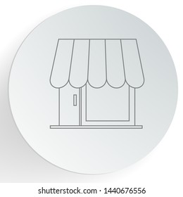 Store sign icon. E-commerce concept. Vector illustration.