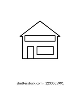 store sign icon. Element of navigation sign icon. Thin line icon for website design and development, app development. Premium icon