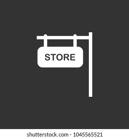 Store sign icon, stock vector, eps10.